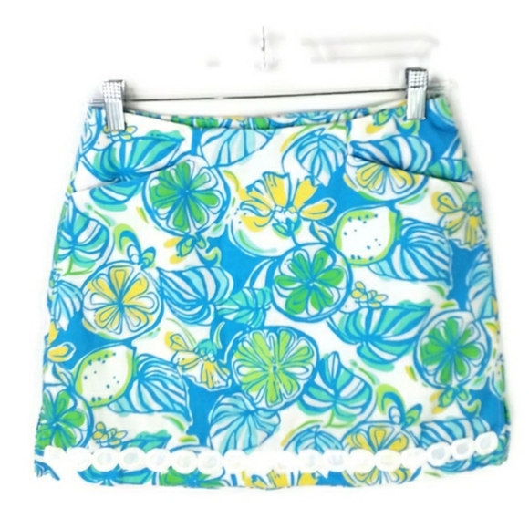 Lilly Pulitzer Multicolor Floral Print Ella Mini Skort Womens Size 0 - Picture 13 of 13
